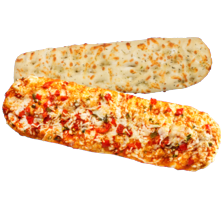 Pizza baguette paprika of rozemarijn zeezout